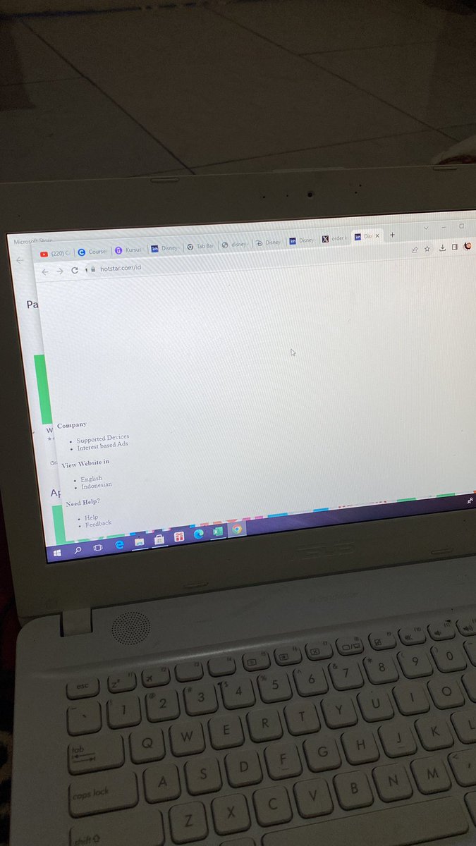 haloo ini masuk? kalau masuk aku mau tanyaa, ada yg pernah kayak gini?? gak bisa buka web disney, cara mengatasinya bagaimana ya? terima kasih! #zonauang