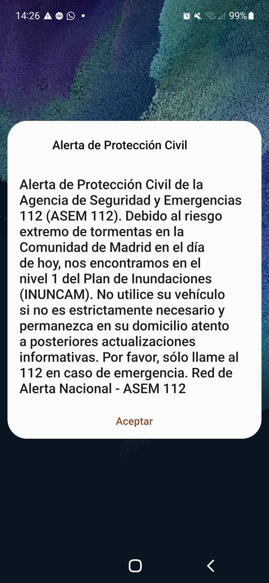 Francisco José Pavón Chisbert (@pavonchisbert) on Twitter photo Y yo creyendo que Putin había cumplido su promesa de lanzar una bomba atómica a Madrid. ¡Gracias <a href="/112cmadrid/">112 Comunidad de Madrid</a> por el aviso de #alarma! #112 #Madrid #DANAseptiembre #DANA Y yo creyendo que Putin había cumplido su promesa de lanzar una bomba atómica a Madrid. ¡Gracias <a href="/112cmadrid/">112 Comunidad de Madrid</a> por el aviso de #alarma! #112 #Madrid #DANAseptiembre #DANA