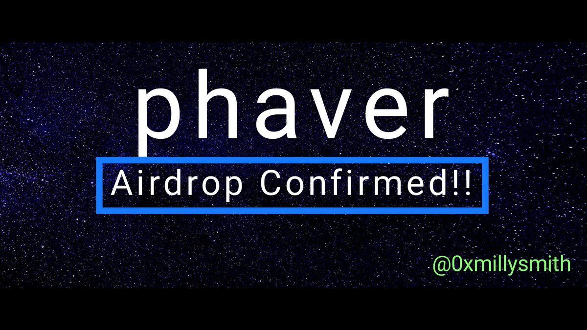 0xmillysmith's tweet photo. Finally @phaverapp Token is Confirmed!!
Here is Details on their tokenomics and how to stay positioned for the drop ⤵️
#cryptomarket #drDev #ONEPIECE #rccg #TheVoice #babydoge #GitHub $tip #Davido $phaver #phaver #Airdrop #AirdropCrypto #Crypto #BLOCKCHAIN https://t.co/s3Z6uXNwn5
