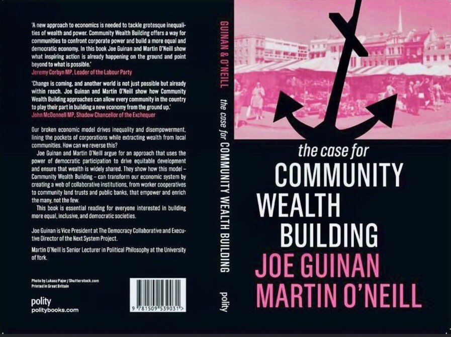 joecguinan's tweet image. Our broken economic model drives inequality and disempowerment, lining the pockets of corporations and extracting wealth from local communities. How can we reverse this? #CommunityWealthBuilding politybooks.com/bookdetail?boo…