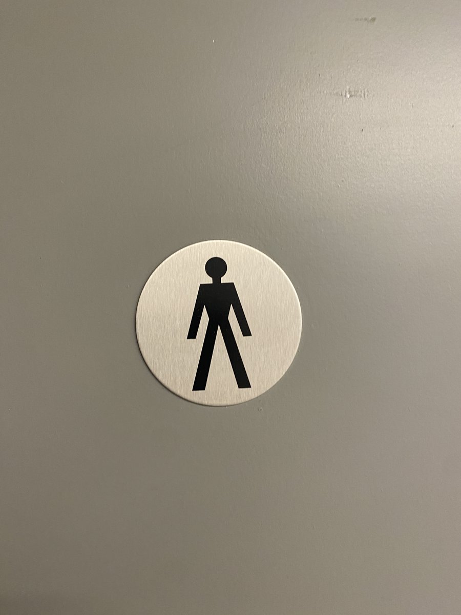 Today's slow clap is for The Cube cafe in Croydon  <a href="/JohnWhitgiftFdn/">John Whitgift Foundation</a> - they've added a handy unisex sticker to the ladies loos, but the mens is still for, well, the menz. <a href="/FairfieldHalls/">Fairfield Halls Fan</a> tell us, pray, why men's privacy and dignity matters, but not women's? dying to hear it...