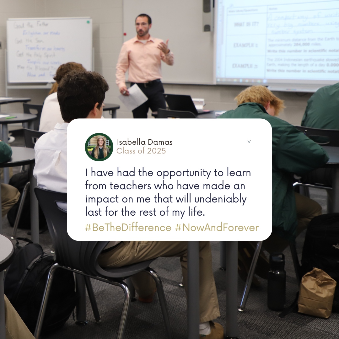 At Blessed Trinity, we believe that the impact of dedicated teachers on students' lives is immeasurable. We are committed to providing an exceptional educational experience where teachers play a pivotal role in shaping academic success, character development and lifelong values.