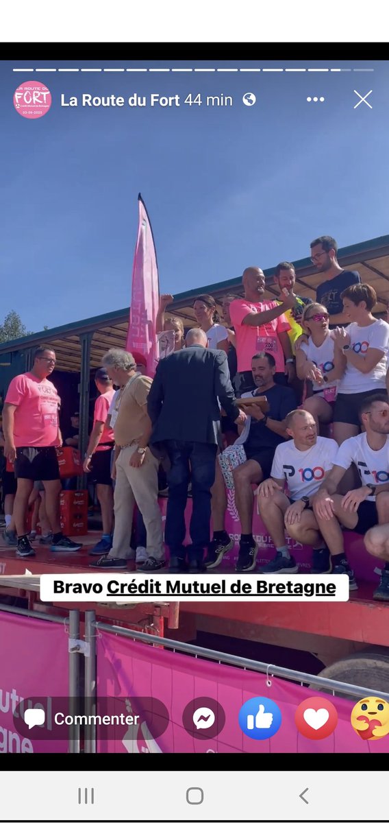 👏 à toute la Team CMB pour cette belle Route du Fort 2023 ainsi qu'à Steve et toute son équipe pour son organisation toujours au 🔝 avec un 🌞 au rdv.
Et cette année on ramène la 1ère place du Challenge Entreprises à la DD35👏👏👏