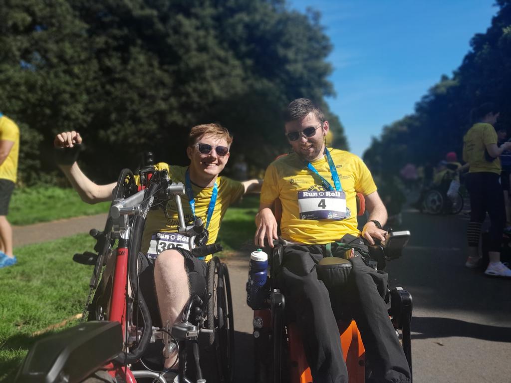 IrishWheelchair's tweet photo. Huge tks @LibertyIRL What an amazing #RunNRoll today was. To everyone who came out today to support, you made it so special. 🤩 https://t.co/KZjY6PSnMb
