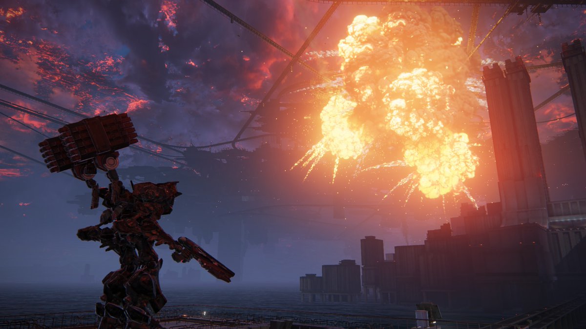 VR_Night_Fall's tweet photo. The Sense of Size/scale this game brings at times is ridiculously astounding! 
#PhotoMode #ARMOREDCORE #ARMOREDCOREVIFIRESOFRUBICON 
#Mecha https://t.co/ZuN1DQRG8D