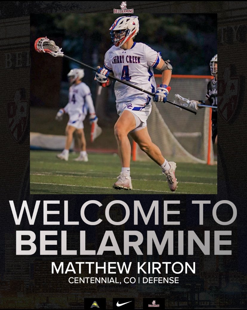 BellarmineLax's tweet photo. Wearing #40 for the Knights this year will be Matt Kirton, from Centennial, CO. Welcome Matt! #SwordsUpBU

⚔️⚔️⚔️ https://t.co/hDXYj0GtWJ