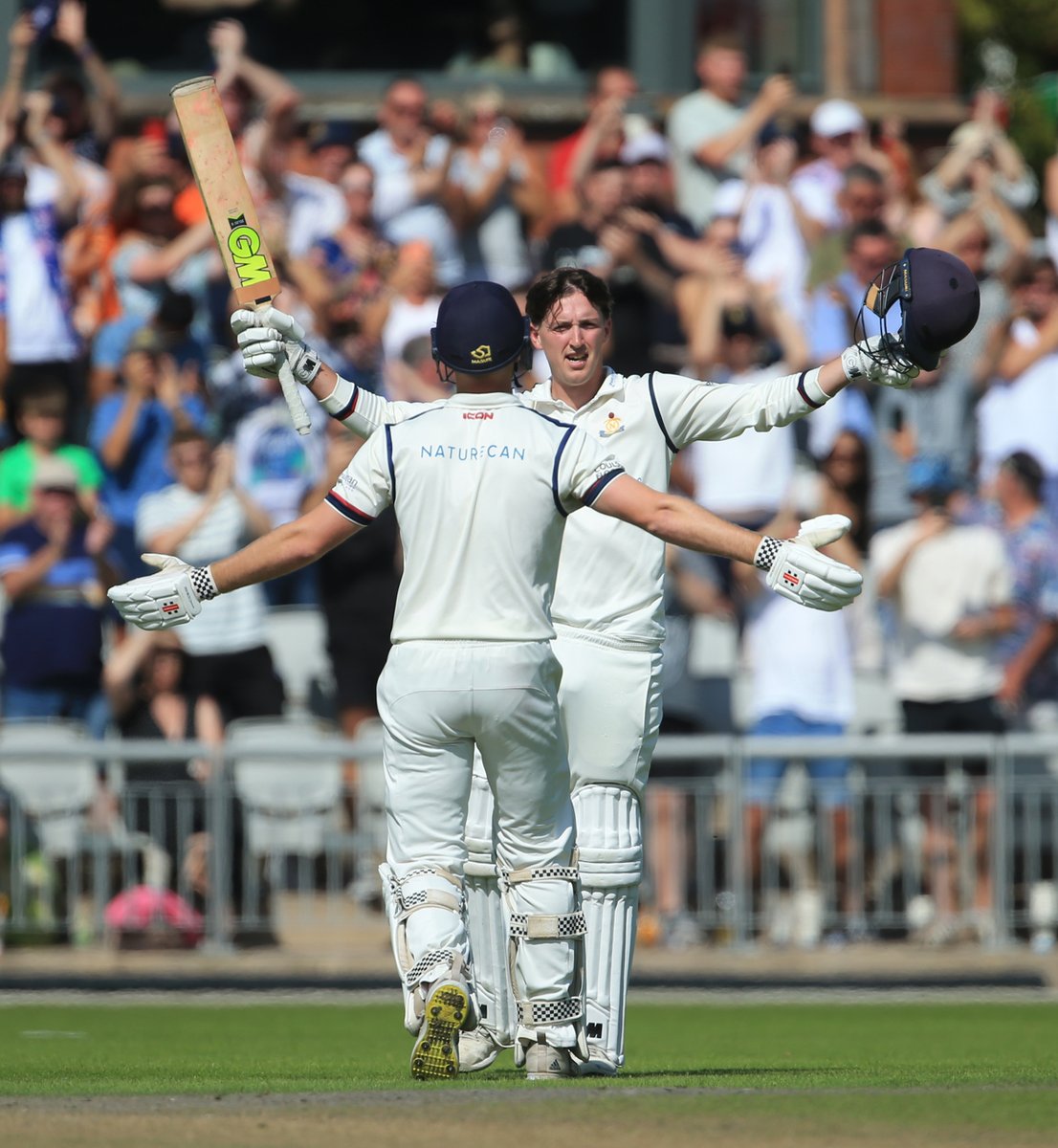 LancsCricketFDN's tweet image. Liam Grey goes to his Century! @northernclub
