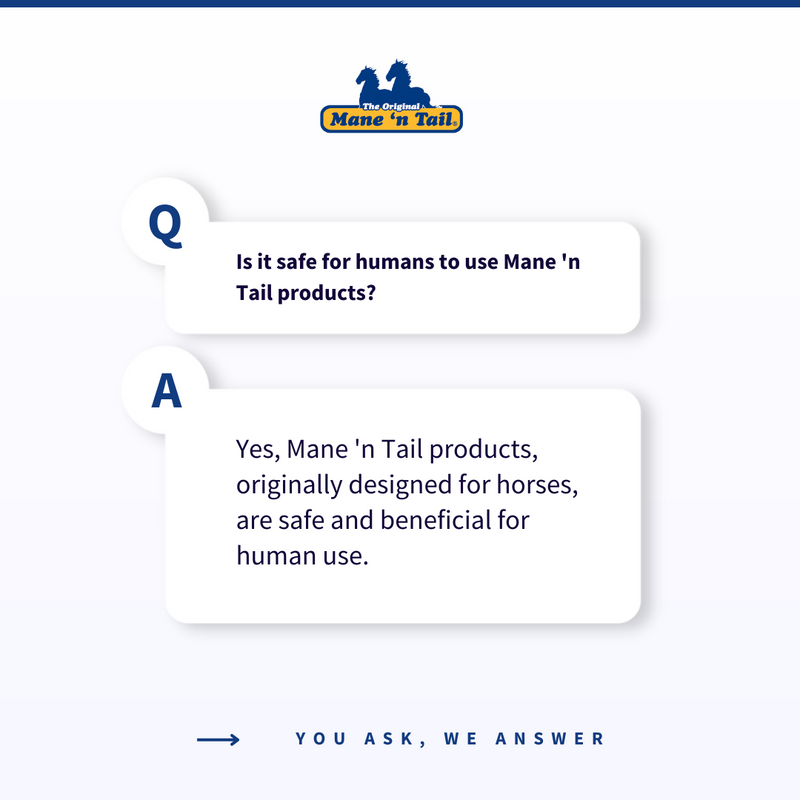 ManeNTail_EU's tweet photo. Did you know Mane 'n Tail products are not just for horses but also safe and beneficial for human use? 🐴💁‍♀️

These products have made a successful leap into the human haircare market thanks to their protein-rich and moisturizing formulas. 🌟

#ManeNTail https://t.co/VAzQE1RXfG