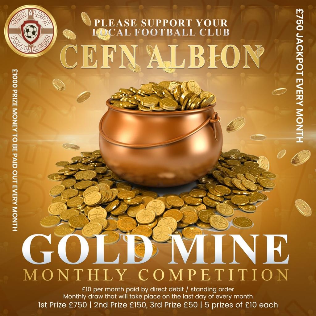 CefnAlbionFC's tweet photo. WOW...What a fantastic response from the community

As a thank you from Cefn Albion we've decided to up the ante 💰

If 300 people join by 15th Sept, we'll increase the main prize to £𝟭𝟬𝟬𝟬 

📱Please share with family and friends 

Register here ➡️ https://t.co/KWUVyUECSx https://t.co/N738GJU5zx