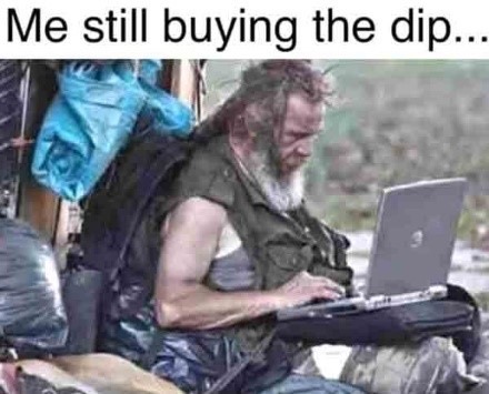When the dips just keep dipping... #ThemCryptoFeels 😮‍💨