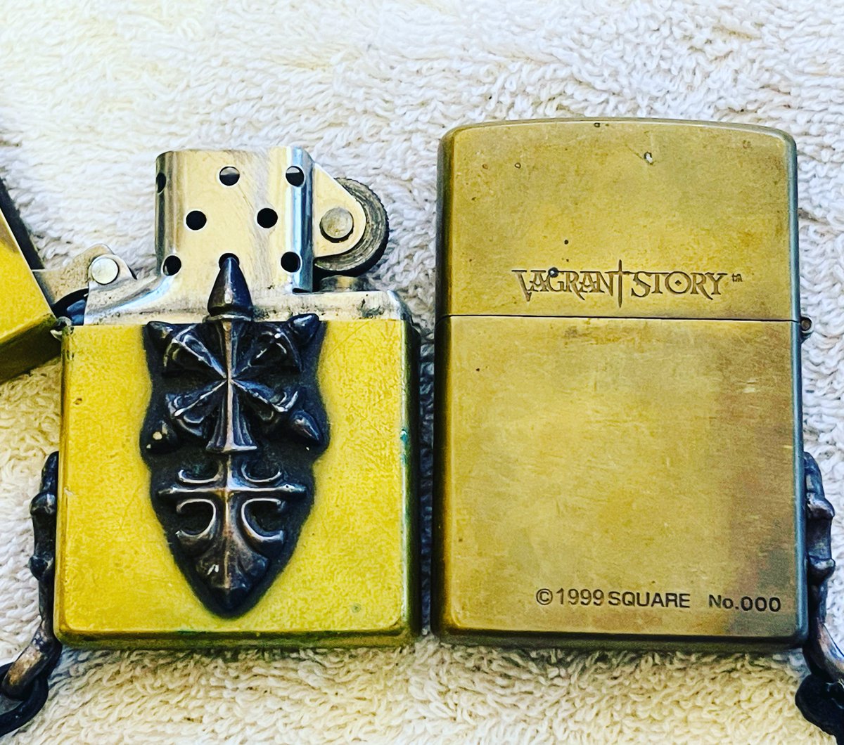 ある物を探していたら、ベイグラのzippoを見つけた。懐かしいな