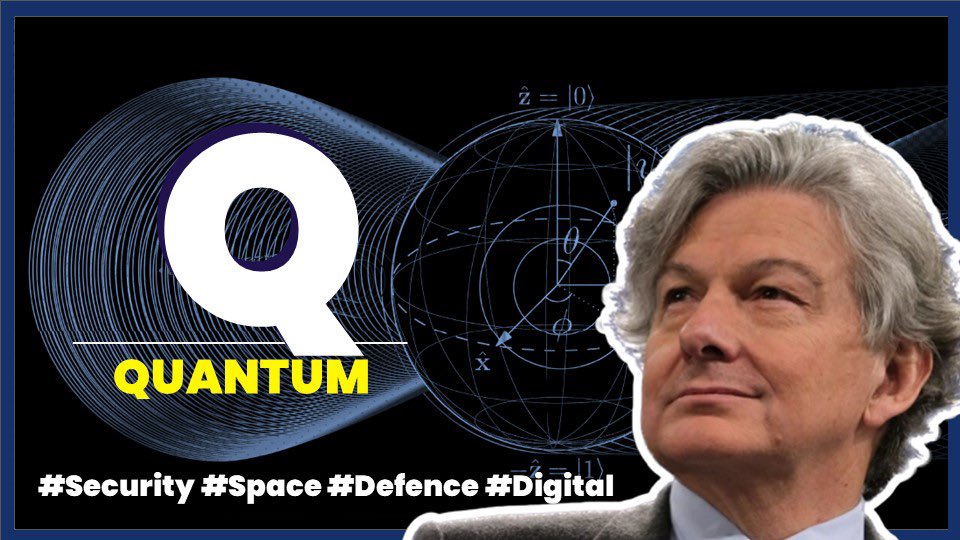 ThierryBreton's tweet photo. Q... for Quantum🌐
From computing to cybersecurity, communication to defence, #Quantum has a revolutionary potential.
And with its graduates, publications & patents, the EU has all it takes to become the world’s “quantum valley”🇪🇺
https://t.co/WaewvpFYrQ
#StrategicAutonomics https://t.co/qFbqhvYIoj