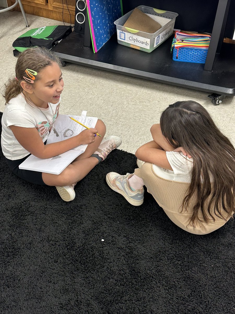 LearnWithLeMond's tweet photo. 3rd graders using Storytelling as a rehearsal for their narrative writing. https://t.co/b7x3ISkHi6