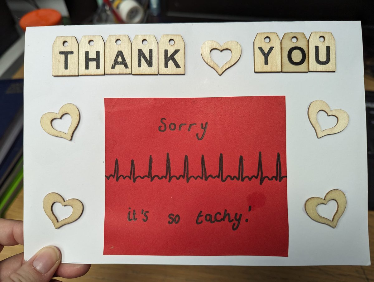 UHS_E3's tweet photo. We love a cardiac pun🫀#teamCVT https://t.co/bCjqWDSzpO