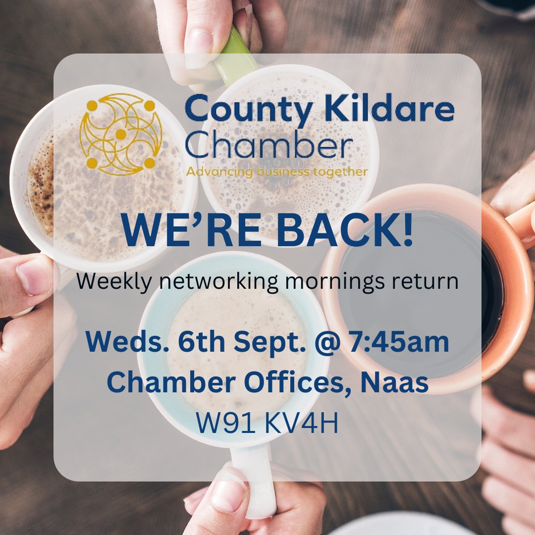 We are back ! This Wednesday at 7.45am. Meet and network with 30 local businesses