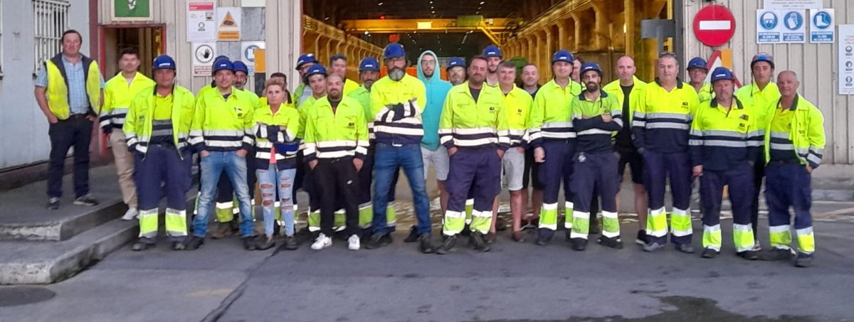 FIUSO_Asturias's tweet photo. #USOIndustria Asturias la plantilla de #ALGEPOSA ha decidido hoy en asamblea general #MantenerLosParos planteados 5,6 y 7 septiembre. #NoAceptan las condiciones de la propuesta de la empresa que #impone desconvocatoria de huelga sin facilitar reabrir la negociación #adelante https://t.co/YOyQCPVW5p