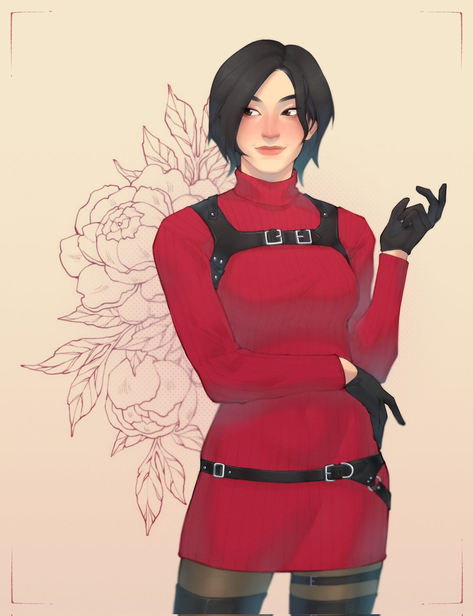 nimvaell's tweet photo. 🌺 #residentevil #adawong #re4r https://t.co/X6YUDhfPjU