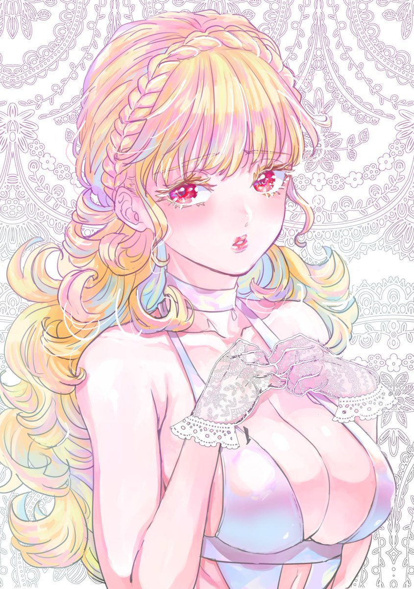 「「あぶない水着、やっぱり恥ずかしいかも…」」|蛍@解凍のイラスト