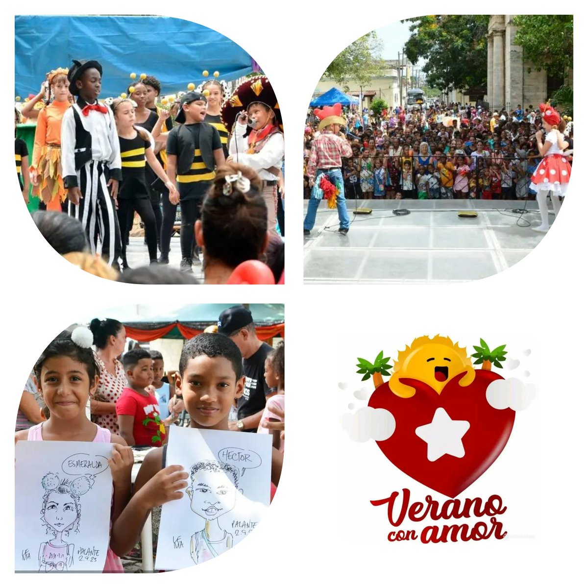 Llega a su fin el #VeranoConAmor2023 , con una gran fiesta por toda #Cuba 🇨🇺
Listos los estudiantes para un  #NuevoCursoEscolar 
#CubaEduca 
#AgroalimPorCuba 🇨🇺