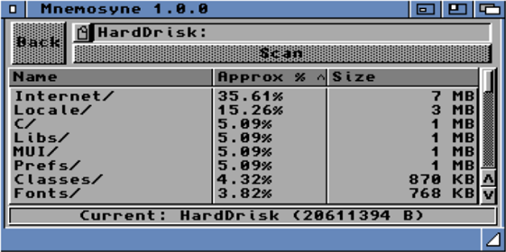Arisamiga_'s tweet photo. I have made my first application for the Amiga!

Mnemosyne is an open-source disk utility application for AmigaOS 3.2,
which can be used to see how much disk space your files and folders are taking up.

You can find the code and release in Github:
https://t.co/ExLgzDmNUE https://t.co/Qz0hzyzz6i