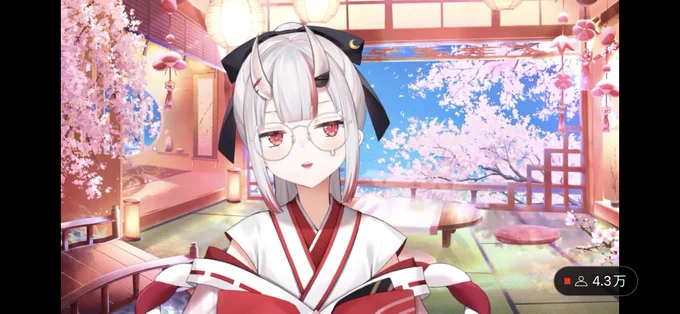 #百鬼あやめ5周年 新しいアクセサリーまじかわいいすぎ 