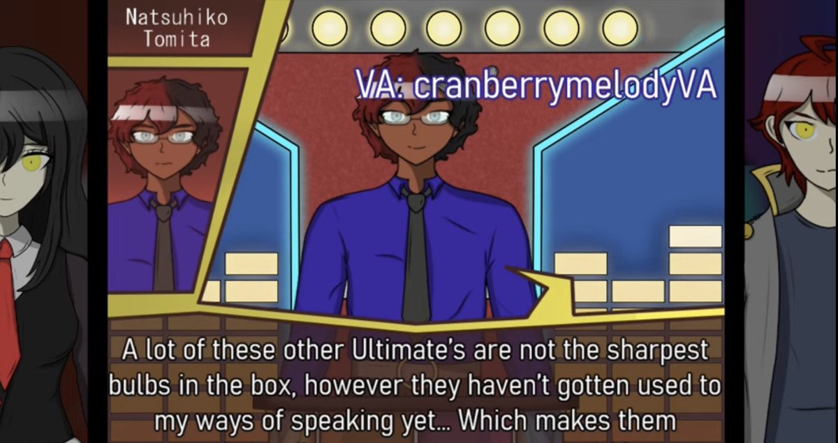 You can hear me as Natsushiko Tomita in Danganronpa: Salvation’s Fears! 

Check out the VA Reveal: 
youtu.be/wDOZLc1G0og?si…

#fangan #fanganronpa