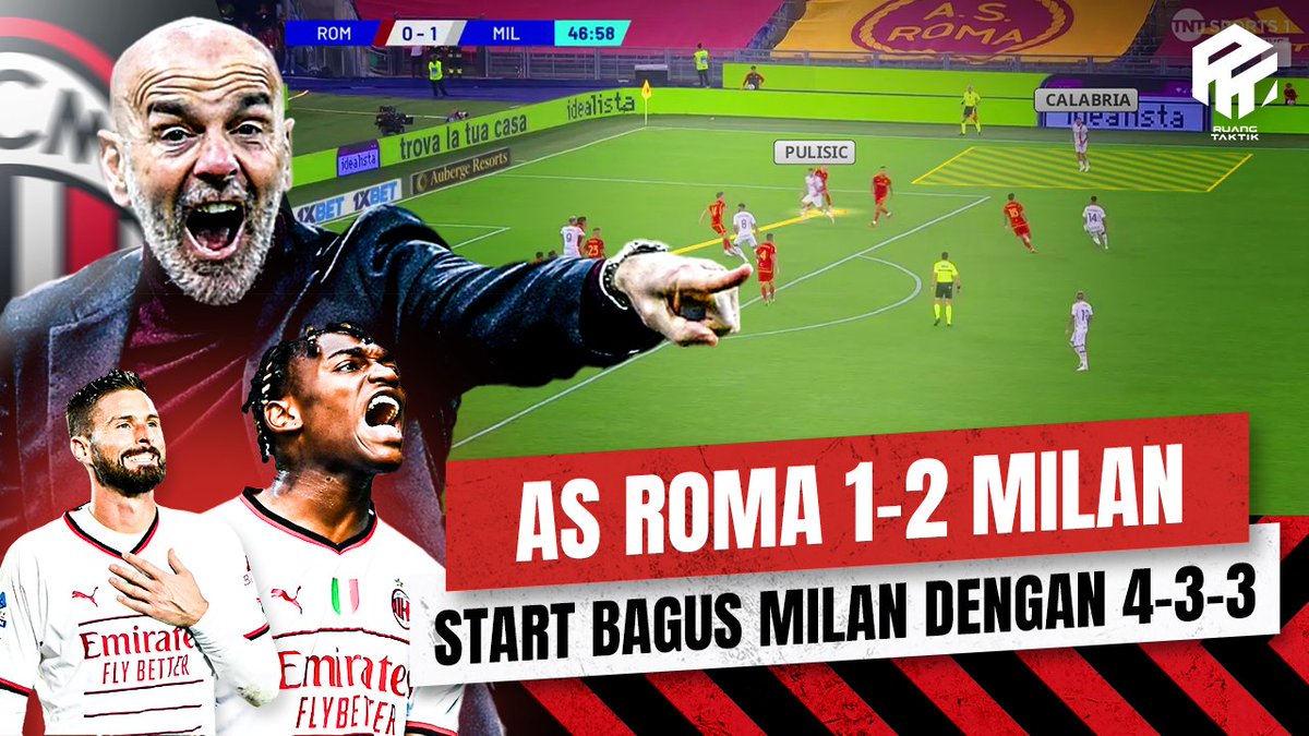 [VIDEO TERBARU]

Musim baru, Pioli menggunakan pakem baru yg berhasil start bagus di Serie A. Dari bermain double pivot 4-2-3-1, diubah menjadi 4-3-3 single pivot. Uniknya, Krunic yg mengisi pos tersebut. 

Let's go kita bahas...