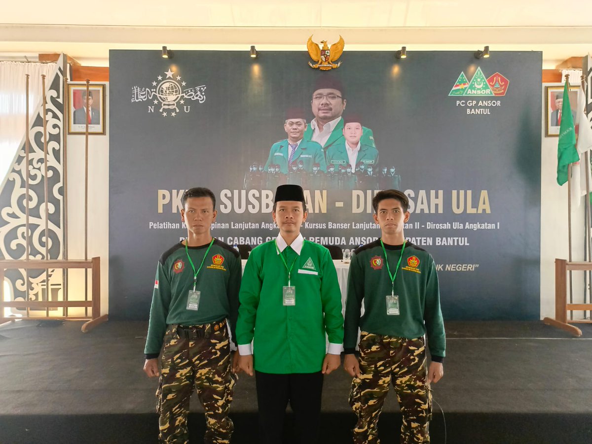 AnsorMagelang's tweet photo. Selamat dan Sukses kepada peserta yang telah mengikuti PKL dan Susbalan di Bantul.
1-3 September 2023

Semoga ilmunya bermanfaat bagi kemajuan organisasi khususnya serta agama bangsa dan negara, Aamiiinn https://t.co/38WtT9X4jW