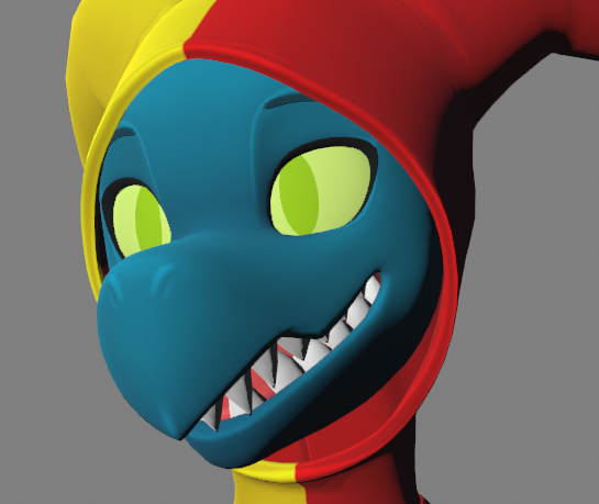 TheGentleJester's tweet photo. We've rebranded! Got a beautiful 3D model made by
@Lemurfeature

Jester is a Spaceman based off the game #Spacestation13

Unathi/Lizardman  He's 6'3 and pretty dumb : ) https://t.co/gTdHNDxKnH
