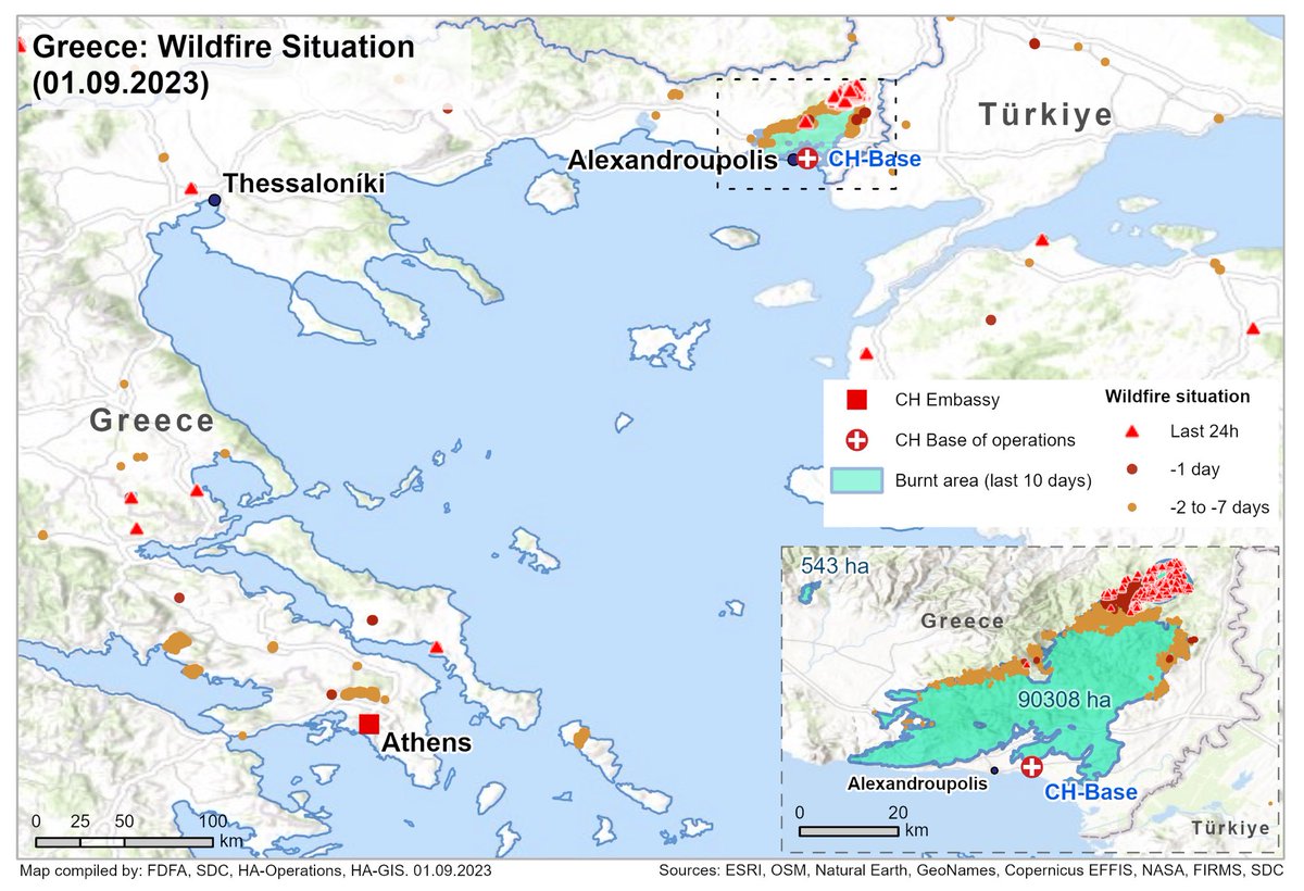 vbs_ddps's tweet photo. @EDA_DFAE @SwissHumAidUnit Der Einsatz erfolgt im Grenzgebiet von Griechenland zu Bulgarien und zur Türkei. Zum Team vor Ort gehören neben der Armee auch Angehörige des Schweizerischen Korps für humanitäre Hilfe. @SwissHumAidUnit https://t.co/u4dLYoQ5cn