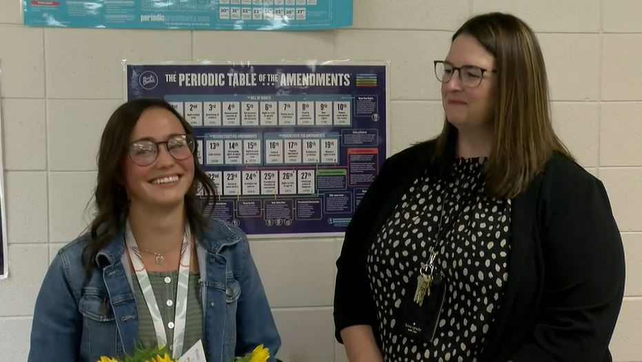 This year is Mikellie Grant’s first year teaching 8th-grade History at West Middle School. She’s in the same district as her #SCCSD elementary school principal, the woman she says changed her life. Read about their sweet reunion here: siouxcityschools.org/article/1225395