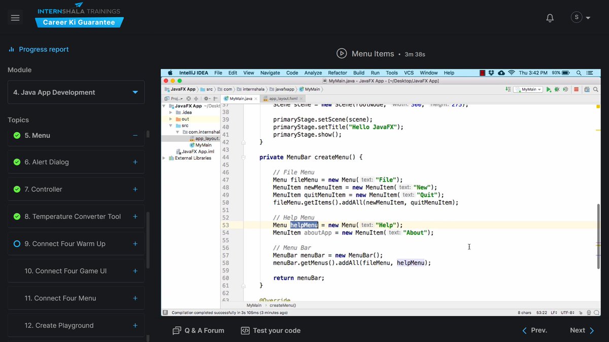 Sahilsher2710's tweet image. Day-31 of #50dayscodechallenge
Study for an hour
In #JavaAppdevelopment
👨💻Recreating #TemperatureConverterTool
for revision
#SundayFunday
#consistency #100DaysOfCode #Coding
#codinglife