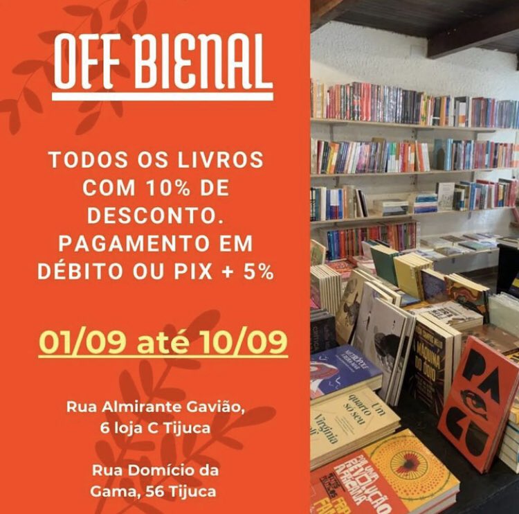 SantosBardo's tweet photo. Galera, quem não vai à Bienal (e quem vai pode também) pode pegar esse desconto aqui na @DaArvore_livros, hein? Fortaleçam as livrarias de rua!

(E aproveitem para comprar meus livros lá também) https://t.co/XgyXu6FjgE