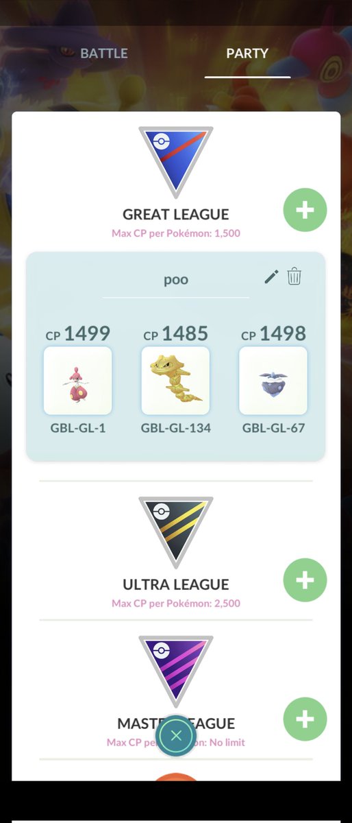 This team is disgusting.

But it works.

#gobattleleague #pokemongo #gbl #pokemongogbl