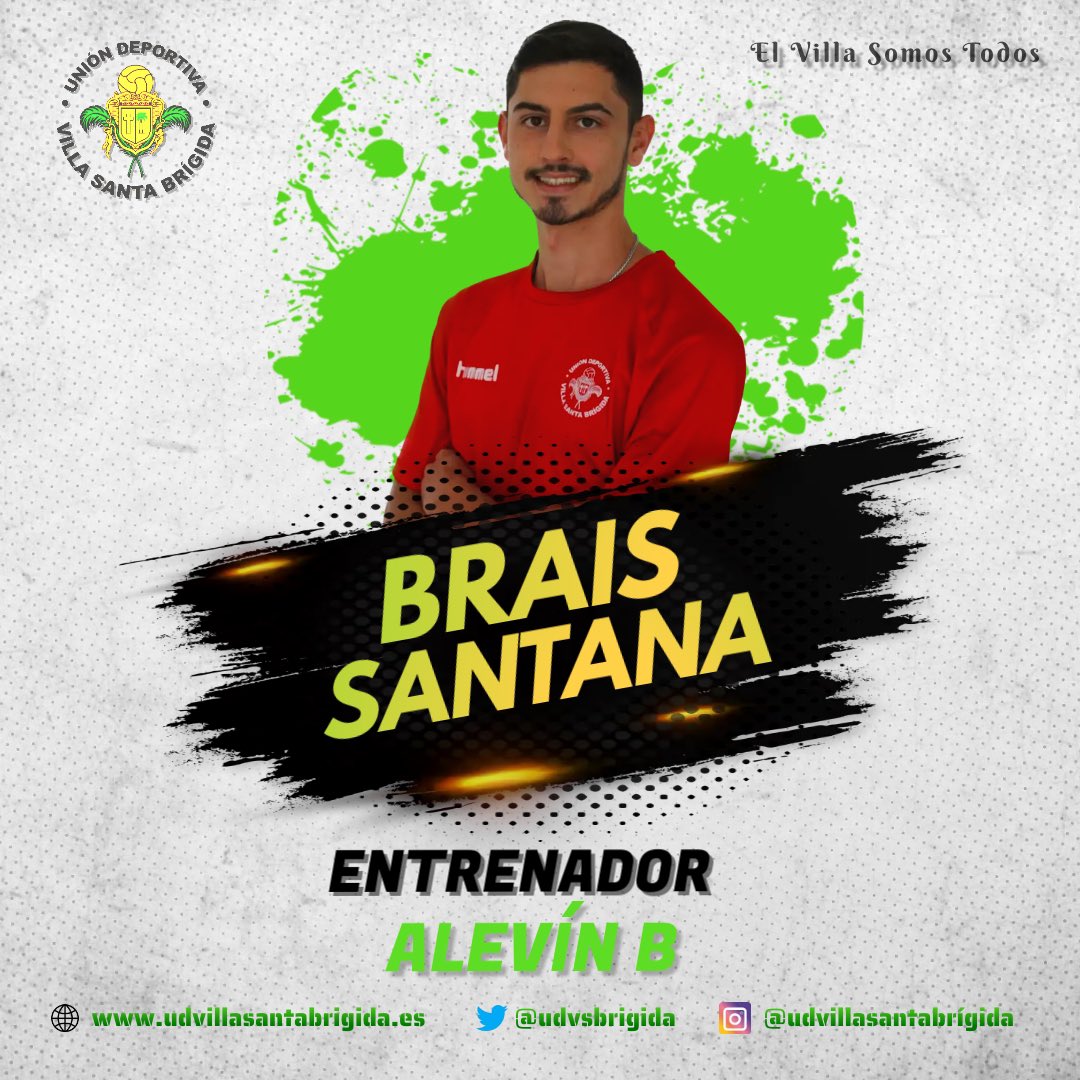 udvsbrigida's tweet photo. 🔸FICHADO🔸

✨Contamos con otra nueva incorporación en cuanto a los entrenadores para la base. BRAIS SANTANA será  el encargado del ALEVÍN B en la que será su primera campaña en el club. Bienvenido BRAIS.✨

#elvillasomostodos💚 https://t.co/LBHWlcIAWA