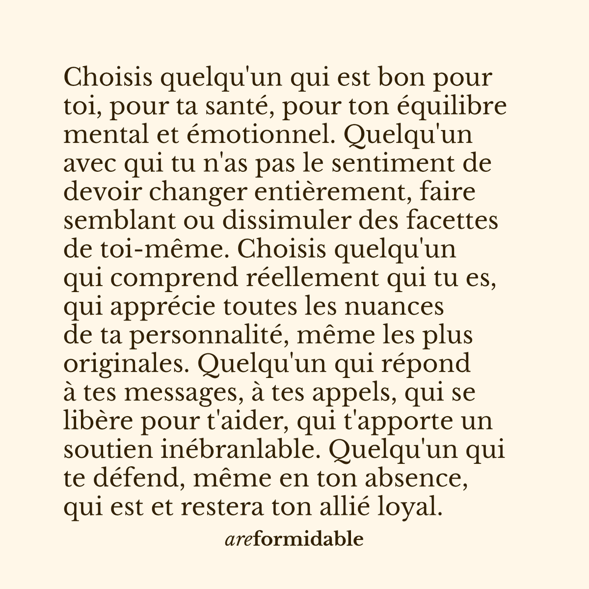 areformidable's tweet photo. Ton allié loyal... 💞 #areformidable #relation #epanouissement #citation https://t.co/ajmyS4hAbx