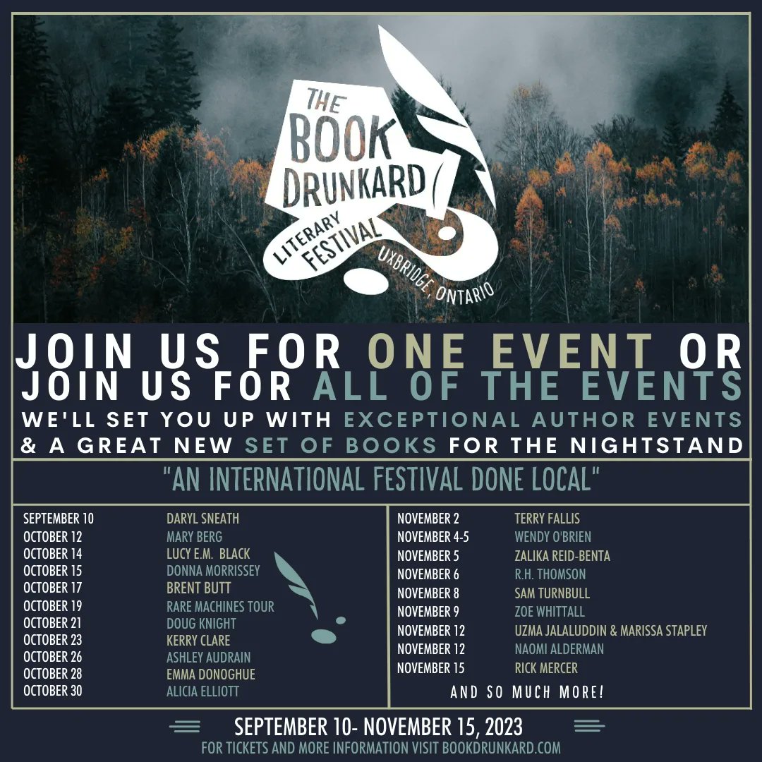How is it already September?! While we're soaking up these last few days of summer, we can't help looking ahead to fall and all the fabulous author events we have coming up! Tickets are on sale now 🎟️🎟️🎟️ <a href="/BlueHeronBooks/">Blue Heron Books</a>