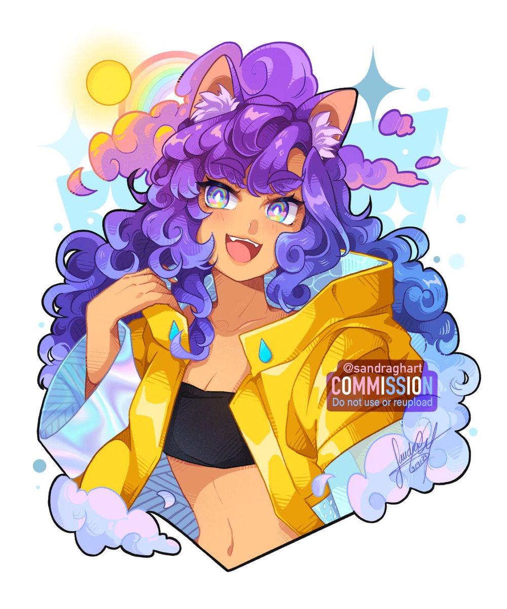 「Ray!  Comm for  !  Thank you so much! 」|🌠 ​ Sandra 🌠 FicZone 2023のイラスト