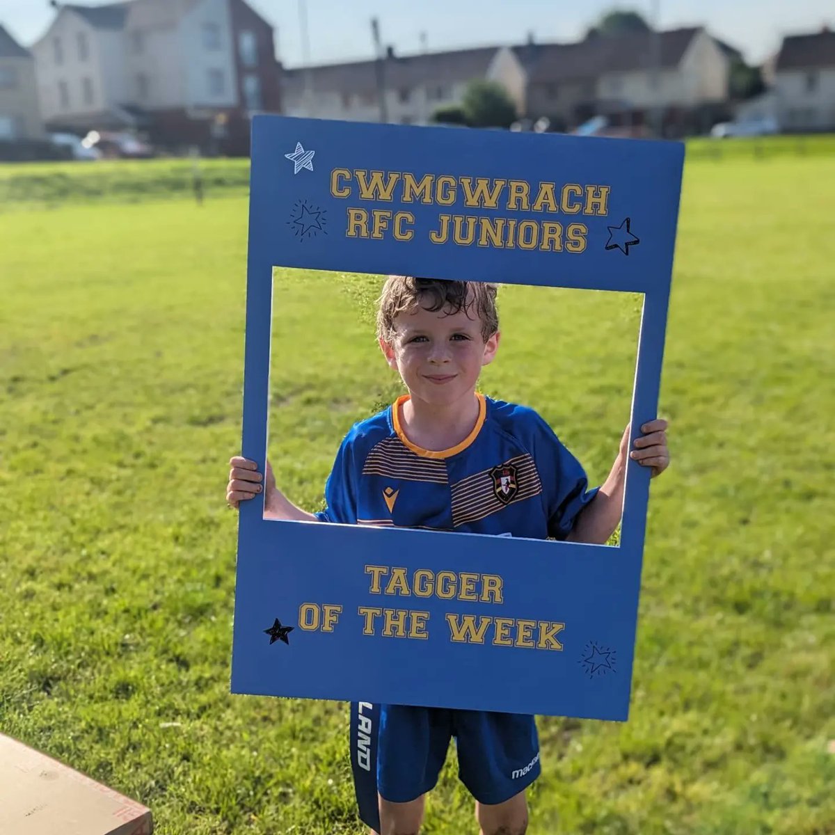 A hot start to the season this morning. Here are the "Taggers of the Week" for our under 7s &amp; 8s. Well done Caelan and Benjamin. 🏴󠁧󠁢󠁷󠁬󠁳󠁿🧙‍♀️🏉🇺🇦