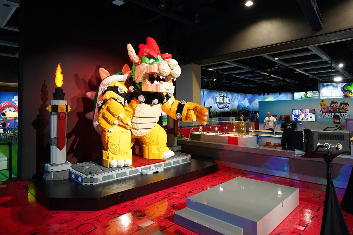 Take a peek into the world of LEGO Super Mario at #NintendoLive!