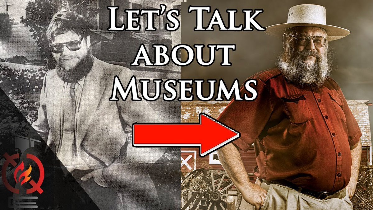 Join my father and I in a couple hours as we discuss museology (the study of museums) live on YouTube and Twitch.  We've got some important questions and plenty of experience/schooling to answer them.  YT link:  youtube.com/live/RpZX-sPes… 
Twitch ⤵️