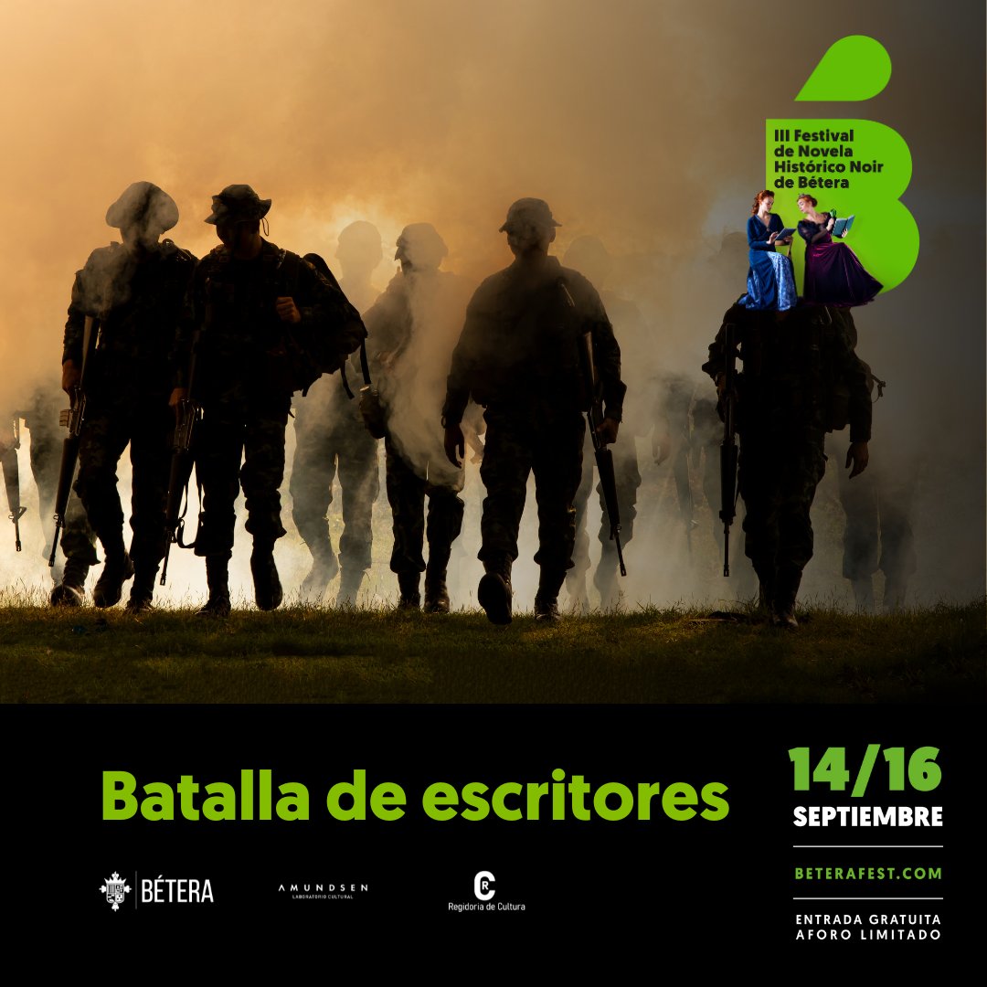 beterafest's tweet photo. El sábado 16 de septiembre se enfrentan cuatro autores, sólo uno será el vencedor de la Batalla de escritores. Será a las 11:30h en la Casa Nebot.

#Bfest #beterafest #autores #escritores #libros https://t.co/jaKGCEHrGD
