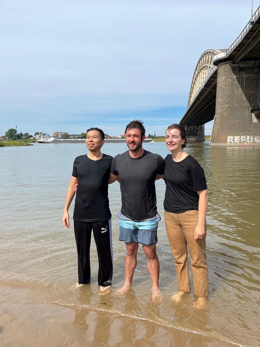 noviochurch's tweet photo. So excited to be baptising our first 3 people at Novio today in the river Waal! https://t.co/lIWMFLBXun