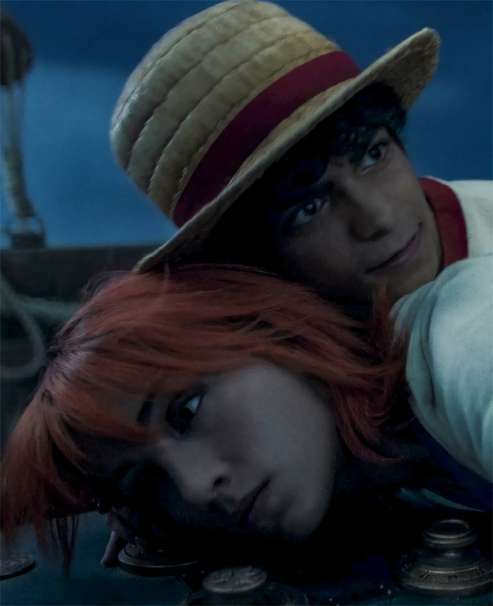 strawhats's tweet photo. Luffy &amp; Nami #OnePieceNetflix https://t.co/MDJhwiZXaE