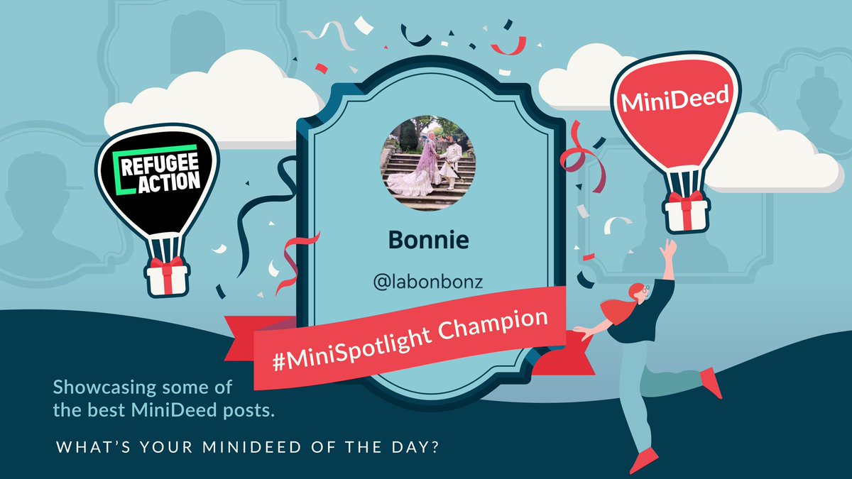 MiniDeed's tweet image. This week's #MiniSpotlight winner Bonnie shared a fun family snap during a family sports day in the sun, in a post supporting @RefugeeAction, giving us those summer vibes! 🎾☀️

minideed.page.link/ALFd