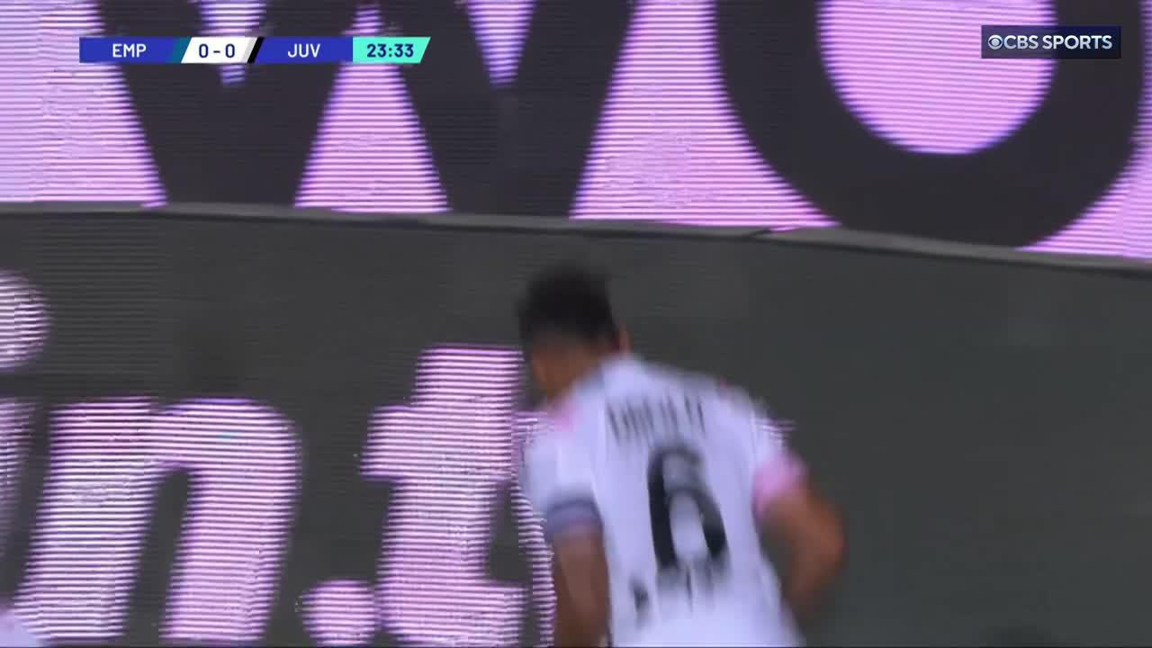Chaos in the box and Danilo capitalizes for Juventus! 💪