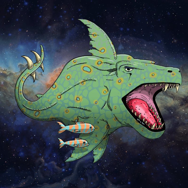 Spiky Sunday ✌️
Spiky Space Fish Origins 🐡🦖