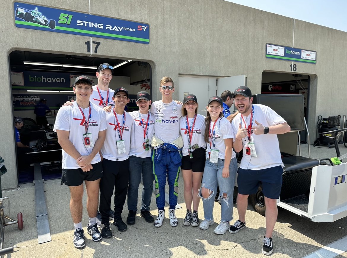 KingdomRacing's tweet photo. Happy birthday @sting_ray_robb ! We are extremely thankful for your help with Kingdom Racing and for your outspoken faith within IndyCar! 

Godspeed today @Race_Portland, and we pray for many healthy seasons ahead cheering for #51! https://t.co/b9L412BKZn