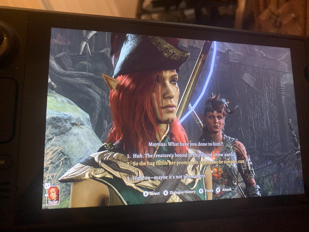DiceWeasel's tweet photo. I found a pirate hat and now it’s permanently on my sorcerer. https://t.co/O6XqPQBnNH