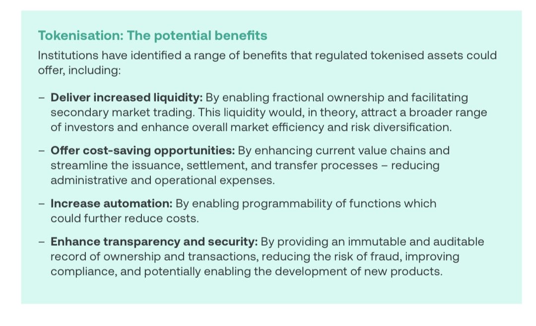 ChainLinkGod's tweet photo. Swift, DTCC, BlackRock, BNY Mellon, Citi, BofA, and many more of the largest financial institutions in the world see major benefits from tokenized assets 

The market opportunity is at least an order of magnitude larger than the current marketcap value of all of crypto today https://t.co/nwlFYjJ93r